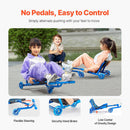 Side-Swing Drifting Scooter for Kids, 132 lbs Capacity