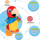 Interactive Walking Plush Toy Parrot that Mimics Your Voice