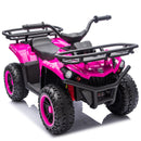 24V 80W Children’s Off-Road ATV with Non-Slip Tires, LED Illumination, Bluetooth Connectivity, and Storage Compartment