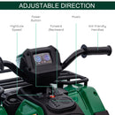 Green 12V Battery-Powered ATV for Kids Ages 3-5