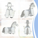Qaba 6V Electric Ride-On Horse Toy for Children Aged 1.5 to 5 Years