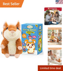 Engaging Talking Hamster Plush Toy - Entertaining and Learning Experience for Children
