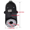 RS390 12V Low Speed Steering Gearbox with 0.39 Inch Aperture