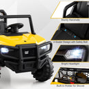 24V Remote-Controlled Dump Truck with Dump Bed, Shovel, Music, and Soft Start
