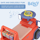 Bluey Interactive Ride-On Push Car for Kids, Foot-to-Floor Design