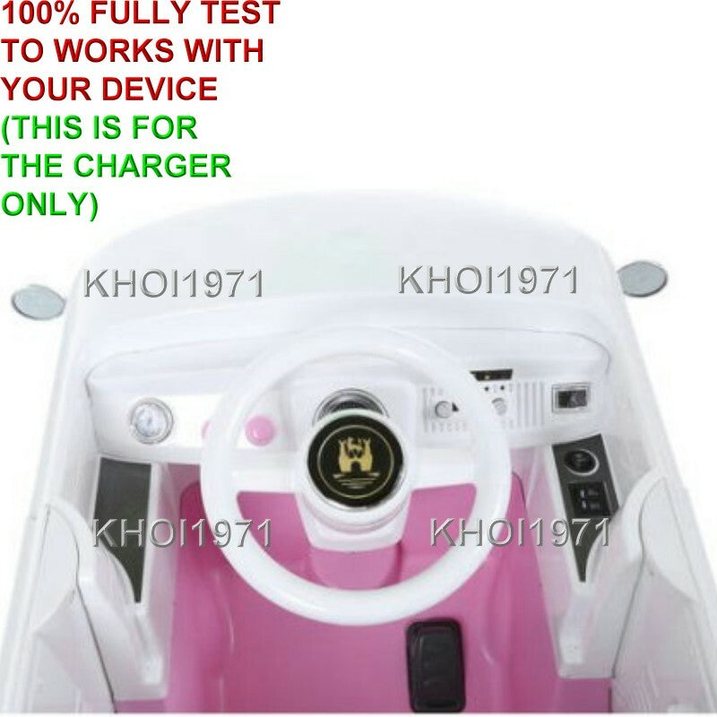 AC Wall Charger Adapter for Volkswagen Bus Type 2 T1 Ride-On Vehicle Model W487AC-B