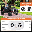 12V Electric Ride-On Truck for Kids with Dual Motors, Spring Suspension, and Remote Control