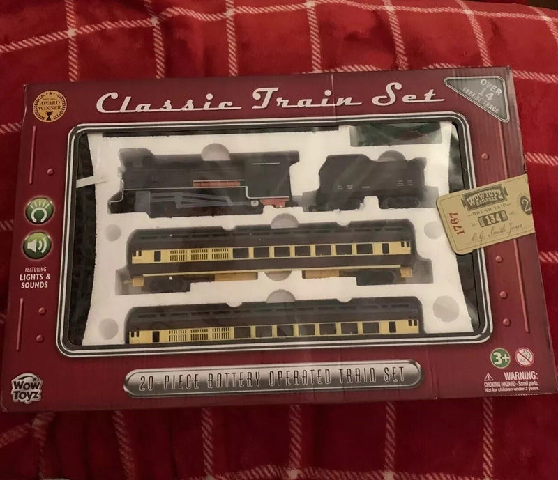 20-Piece Battery Operated Classic Train Set Toy