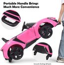 Electric Ride-On Toy Car with Remote Control, LED Lights, and Three Speed Options