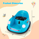 Remote Control Bumper Car for Kids with 360° Spin and LED Lights