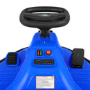 24V Bluetooth Electric Drifting Go Kart for Kids (Blue)