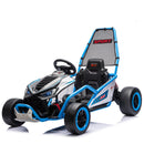 24V 400W Children's Electric Drift Go-Kart with Roll Cage, Safety Harness, and Bluetooth