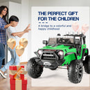 24V 2-Seater Kids Ride-On Truck Car with 2×200W Motors, Remote Control, LED Lights, and 3 Speeds