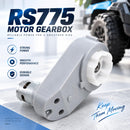 24V RS775 High-Speed Motor Gearbox Set for Power Wheels Enhancement, 2-Pack