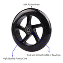 5.5-Inch Front Replacement Wheels with Bearings for Wiggle Swing Scooter