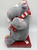 Unique Dan Dee Animated 10-Inch Singing and Shaking Hippo for the Holidays