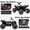 Electric Kids ATV with Music for Ages 3-5 - White