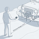 Wireless Electric Winch Remote Control for 12V Cars, Set of 2 Universal Mini 5-Wire