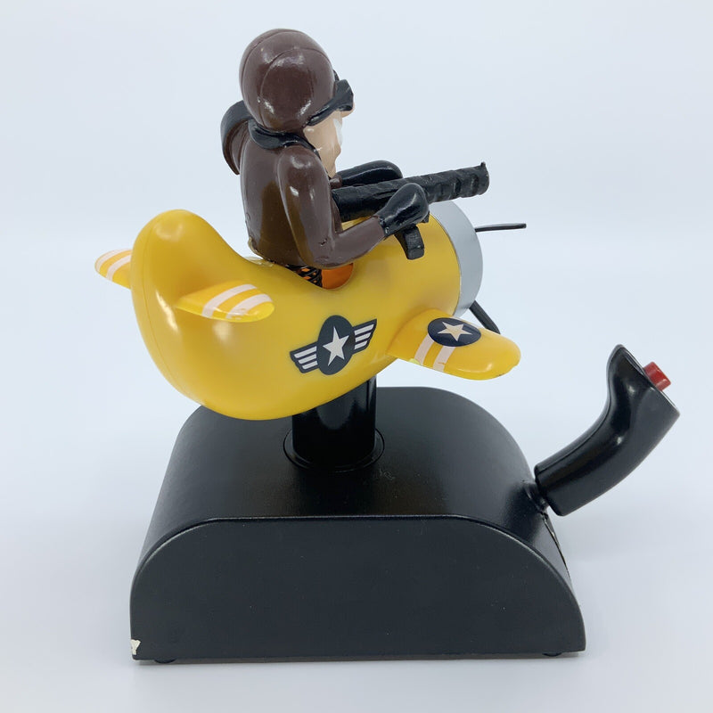 Animatronic Yellow Blaster Fighter Plane Pilot Model – Tested and Functional