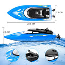 Lumiparty 2PACK Remote Control Boats for Kids and Adults, 10km/H 2.4G Speed