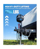 Kohree 7500lbs Electric Trailer Jack Featuring Dual Wiring and Integrated Level