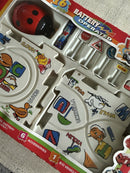 Rare Vintage Ladybug 16-Piece Children's Puzzle Vehicle Set in Sealed Box
