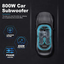 litillbuly 10 Inch Car Subwoofer,Slim Under Seat Car Subwoofer Powered, High/...