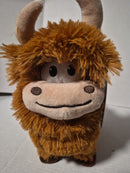Adorable Animatronic Highland Cow for Christmas - Singing and Dancing Fun!