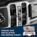 Black Window Button Cover for 2018-2025 Jeep Wrangler JL Unlimited Sahara