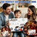 104-Piece Electric Train Set with Tracks for Kids Aged 3-7