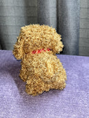 Interactive Brown Plush Animated Dog Toy – Walks and Barks