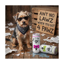 Nestpark Funny Plush Dog Toys - Adorable Squeaky Pups with Crinkle Sound