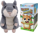 Interactive Laughing Hamster Plush Toy for Kids Ages 3 and Up - Voice Mimicking Fun