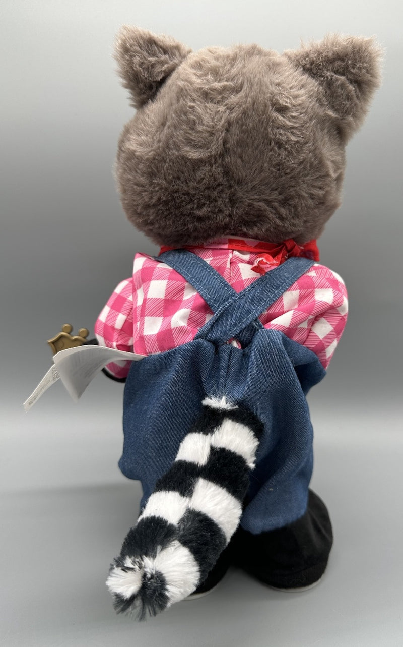Animated Deluxe Raccoon Playing Banjo Singing and Dancing Valentine's Day Decoration