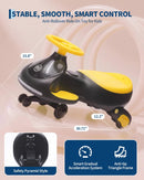 12V Toddler Wiggle Car and Swing Car with Pedal, Speed Up to 4MPH
