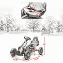 Blue 12V Electric Go Kart for Kids Featuring EVA Tires