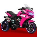 41" 12V Electric Ride-On Trike with LED Lights for Kids Aged 3-6 Years