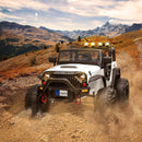 Dual Seat Electric Ride-On Truck for Kids with Remote Control, Two Speed Options, and Music