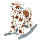 Rabbit-Themed Rocking Horse with Realistic Neigh and Plush Comfort