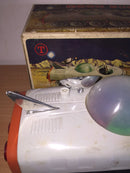 Interactive Space Moon Bus Rover with Lights - 9.5" Vintage Collectible from Hong Kong