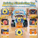 Blue Truck Engine Playset with Lights, Sounds, and Electric Drill