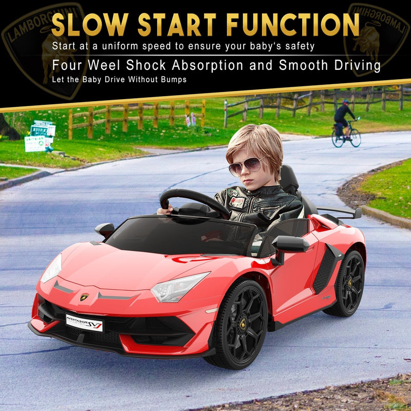 12V Licensed Lamborghini Electric Ride-On Car for Kids
