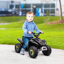 6V Electric Ride-On ATV for Toddlers 18-36 Months with Forward and Reverse Switch - Black
