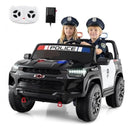 24V 4WD Licensed Chevrolet Electric Police Car for Kids - 2-Seater Ride-On