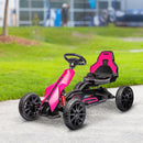 Pink 12V Electric Go Kart for Kids with Variable Speed Control