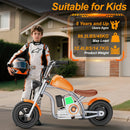 UL Approved Electric Mini Chopper Motorcycle for Kids 5-8 Years, 160W, 3 Speed