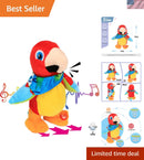 Interactive Walking Plush Toy Parrot that Mimics Your Voice