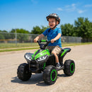 Kids Electric Quad Bike with Music for Ages 3-5 - Green