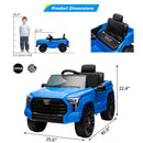 Licensed Toyota Tundra 12V Ride-On Truck for Kids with Remote Control and LED Lights, Ages 3+