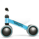 Blue Balance Bike for Toddlers Aged 2 - No Pedal 4-Wheel Design